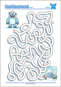 Maze Worksheet Free Printable Hard Path Maze