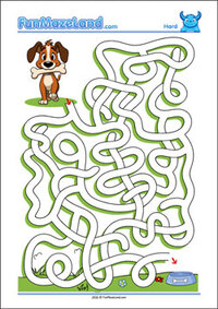 Maze Worksheet Free Printable Hard Path Maze