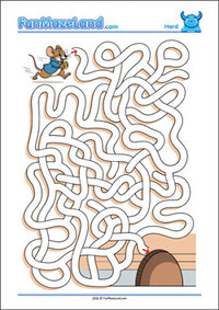 Maze Worksheet Free Printable Hard Path Maze
