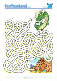 Maze Worksheet for Kids Free Printable Hard Path Maze