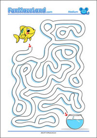 Free Printable Medium Path Maze