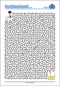 Free Printable Master Wave Maze