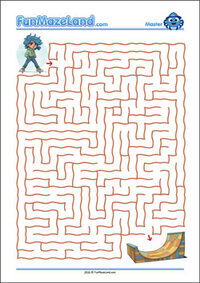 Free Printable Master Wave Maze